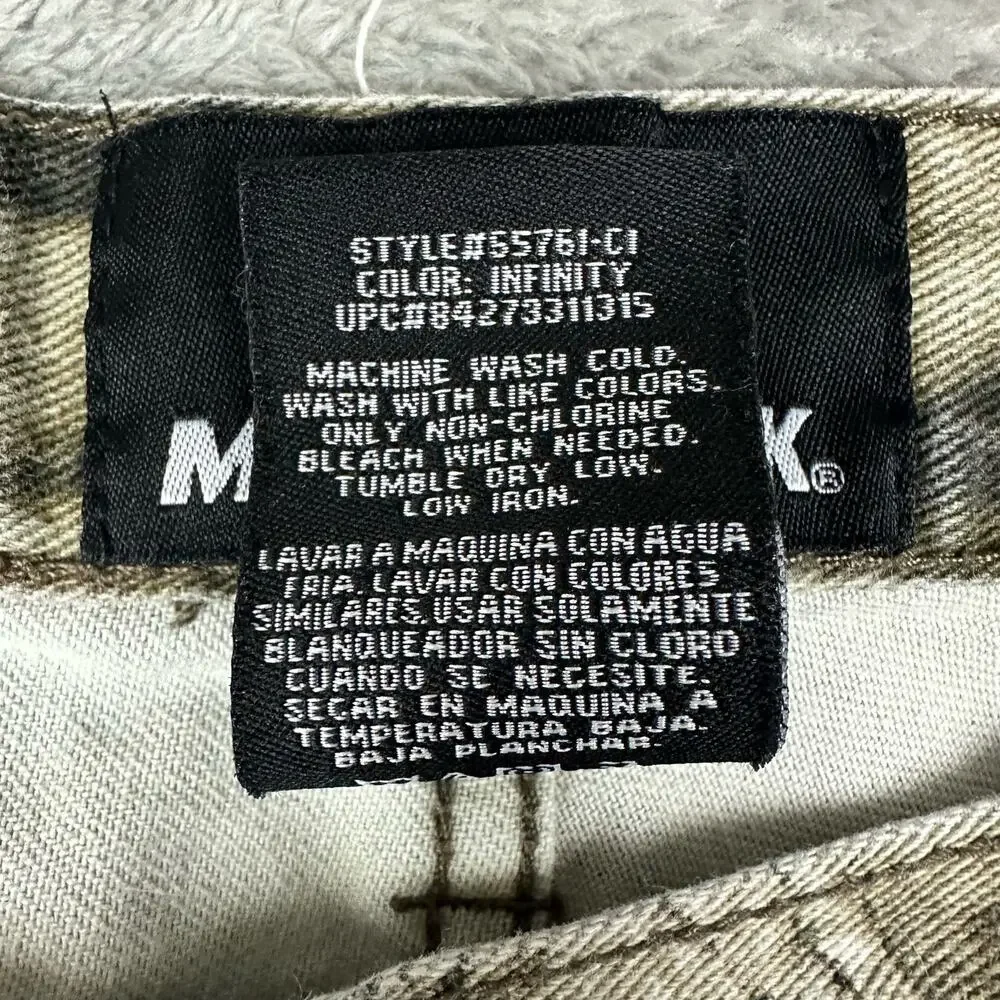Mossy Oak Camo‎ Pants Mens 36x30 Infinity Brown Green Excellent Cotton 55761-CI